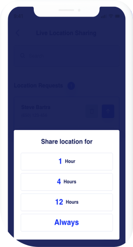 Location Sharing Duration